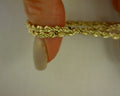 14 karat yellow gold rope chain 13.4g