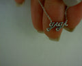 14 karat white gold gigi necklace 1.9g