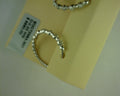 .22 TCW 14 KARAT WHITE GOLD DIAMOND HOOPS