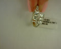TWO TONED WRAP RING WITH DIAMONDS OVAL AND AND EMERALDS