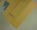14 KARAT YELLOW GOLD DIAMOND HUGGIE HOOPS 0.16 CT