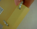 14 KARAT WHITE GOLD 0.98 TCW DIAMOND HOOPS