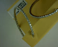 14 KT WHITE GOLD 2.00 TCW DIAMOND HOOPS
