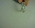 14 kt white gold 5 stone oval ring 1.73 tcw