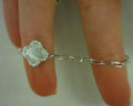 SILVER MOP CULTURED FRESHWATER PEARL CLOVER BRACELET