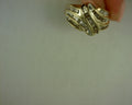 BAGUETTE CLUSTER RING .92 TCW 10 KARAT YELLOW GOLD