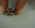 14 KARAT WHITE GOLD DIAMOND AND PINK TOUMALINE