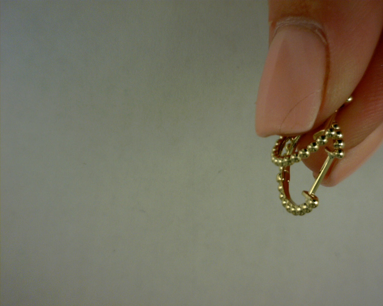 14 K YELLOW GOLD BUJUKAN HUGGIE EARRINGS #S2143835