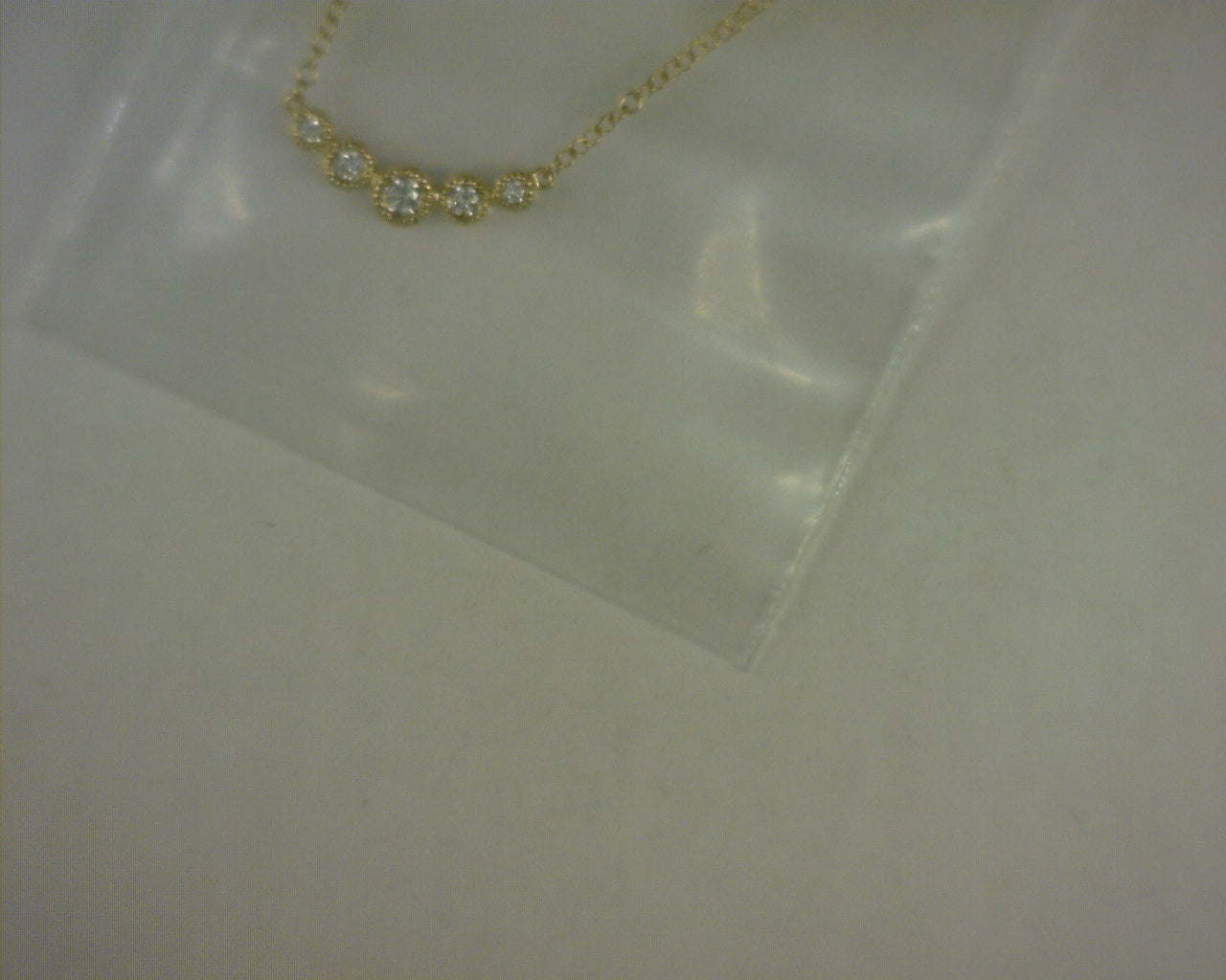 14 KARAT YELLOW GOLD CURVED DIAMOND BAR LUSSO COLECTION #S2143876