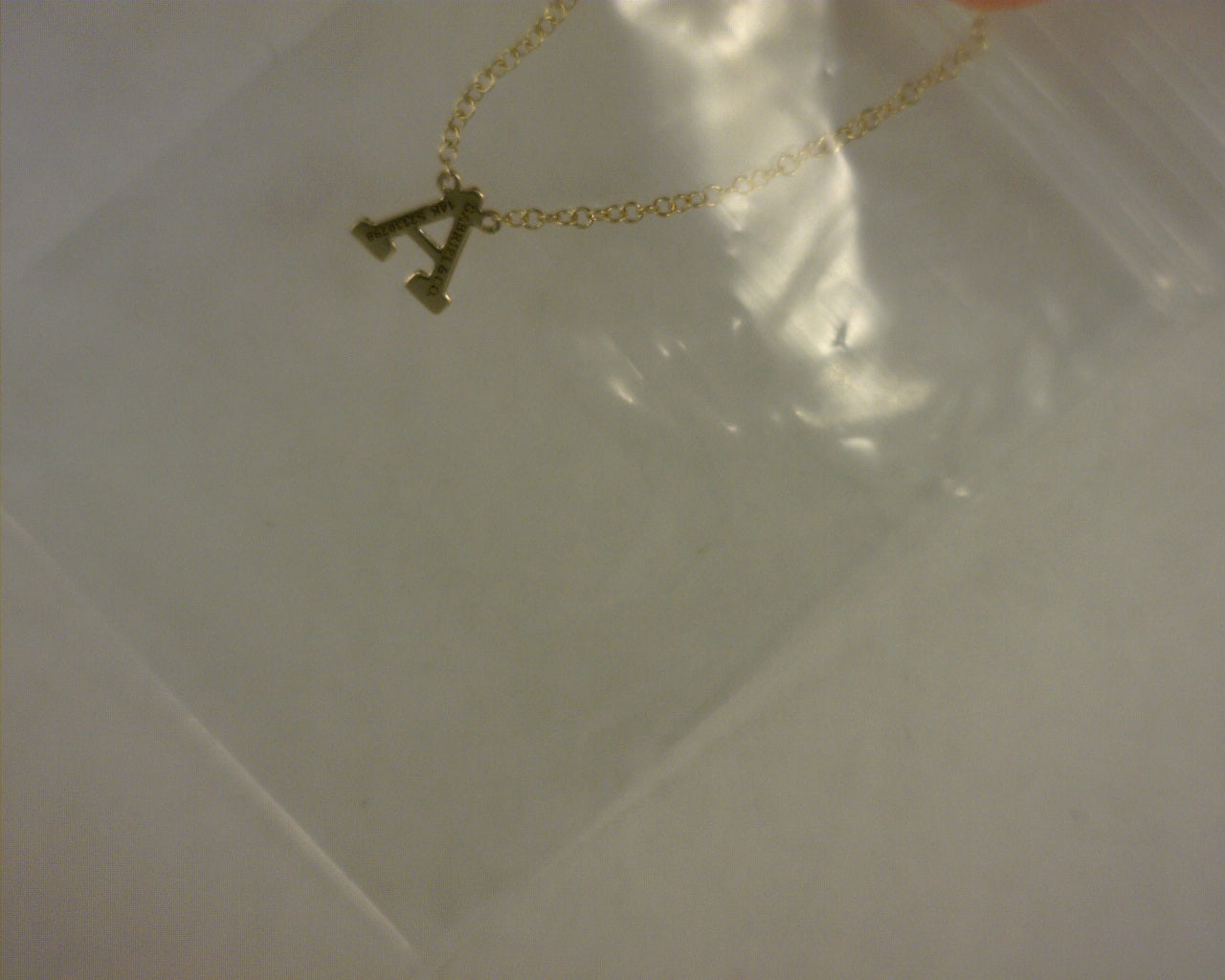 14 KARAT YELLOW GOLD A INITIAL *CONTEMPORAY #S2130298