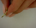 14 KARAT YELLOW GOLD TWISTED ROPE HUGGIE EARRINGS #S2130132