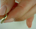 14K YELLOW GOLD HUGGIE CONTEMPORARY