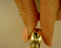 14 karat yellow gold plain gold wide band ring #s0799203