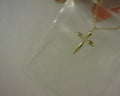 14 KARAT YELLOW GOLD DIAMOND CROSS