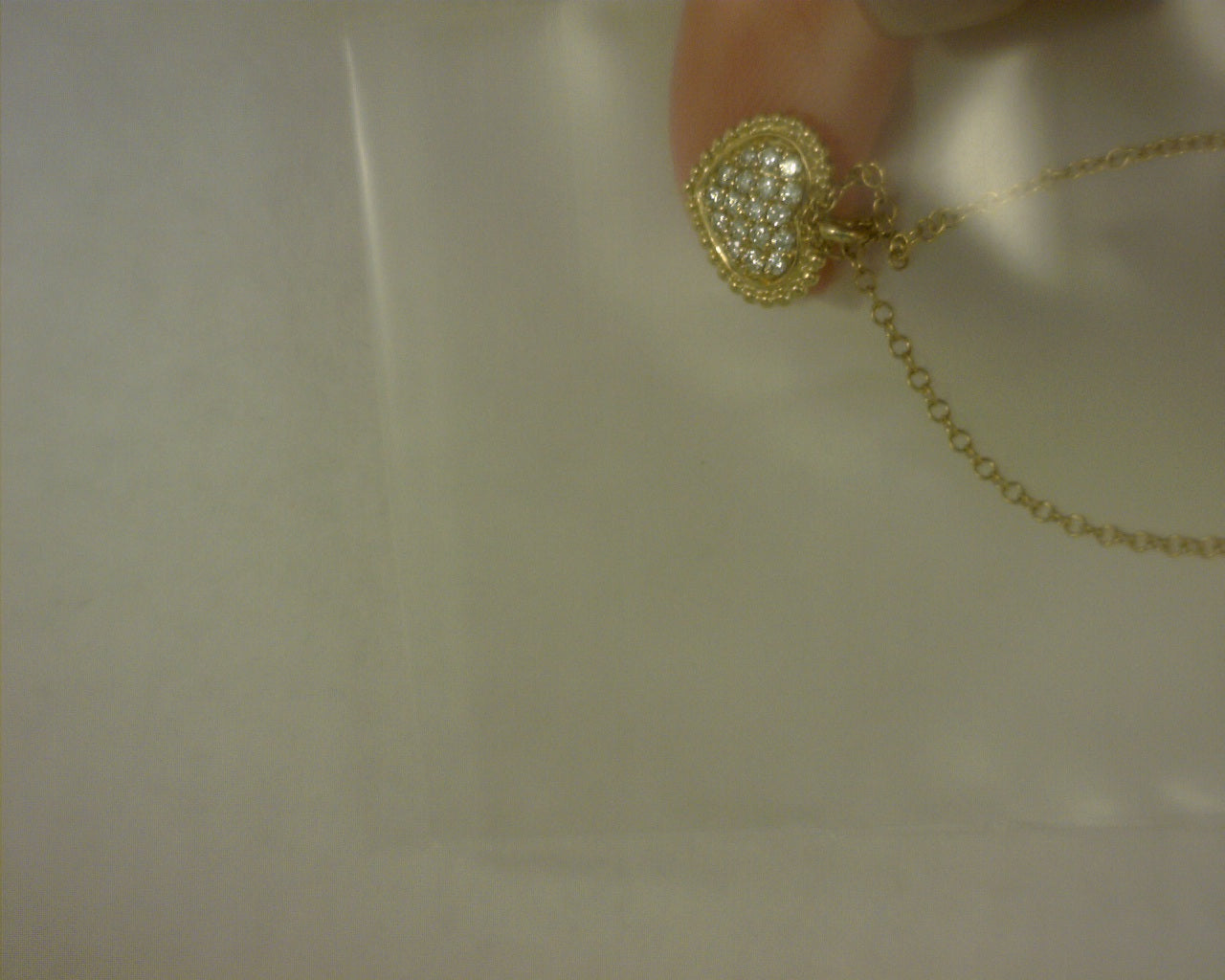 14 KARAT YELLOW  GOLD DIAMOND BUJUKAN HEART  #SS2156164
