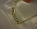 14 KARAT YELLOW GOLD DIAMOND BAR NECKLACE  #S2156162
