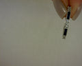 14 KT WHITE GOLD SAPPHIRE GAGUETTE AND DIAMOND RING #S2166670