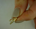#S2159255 14K YELLOW GOLD PLAIN HUGGIE EARRINGS