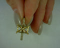18 kt yellow gold diamond band