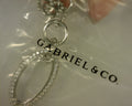#S21686374 .925 STERLING SILVER WHITE SAPHIRE BUJUKAN LINK CHAIN NECKLACE