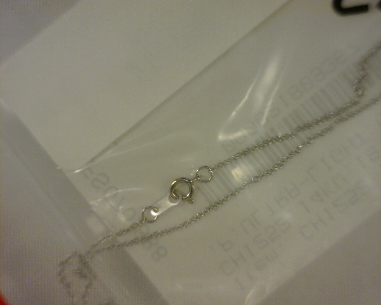 14K WHITE GOLD CABLE CHAIN