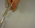14K YELLOW GOLD DIAMOND PAVE BAR #S2186078