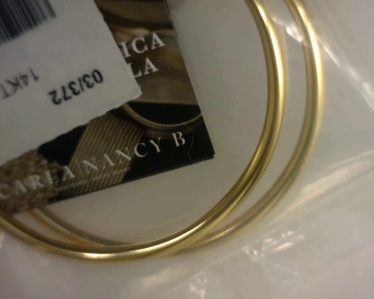 14K GOLD HOOP 3X6MM
