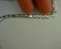 bella tennis necklace rhodium plate white cz