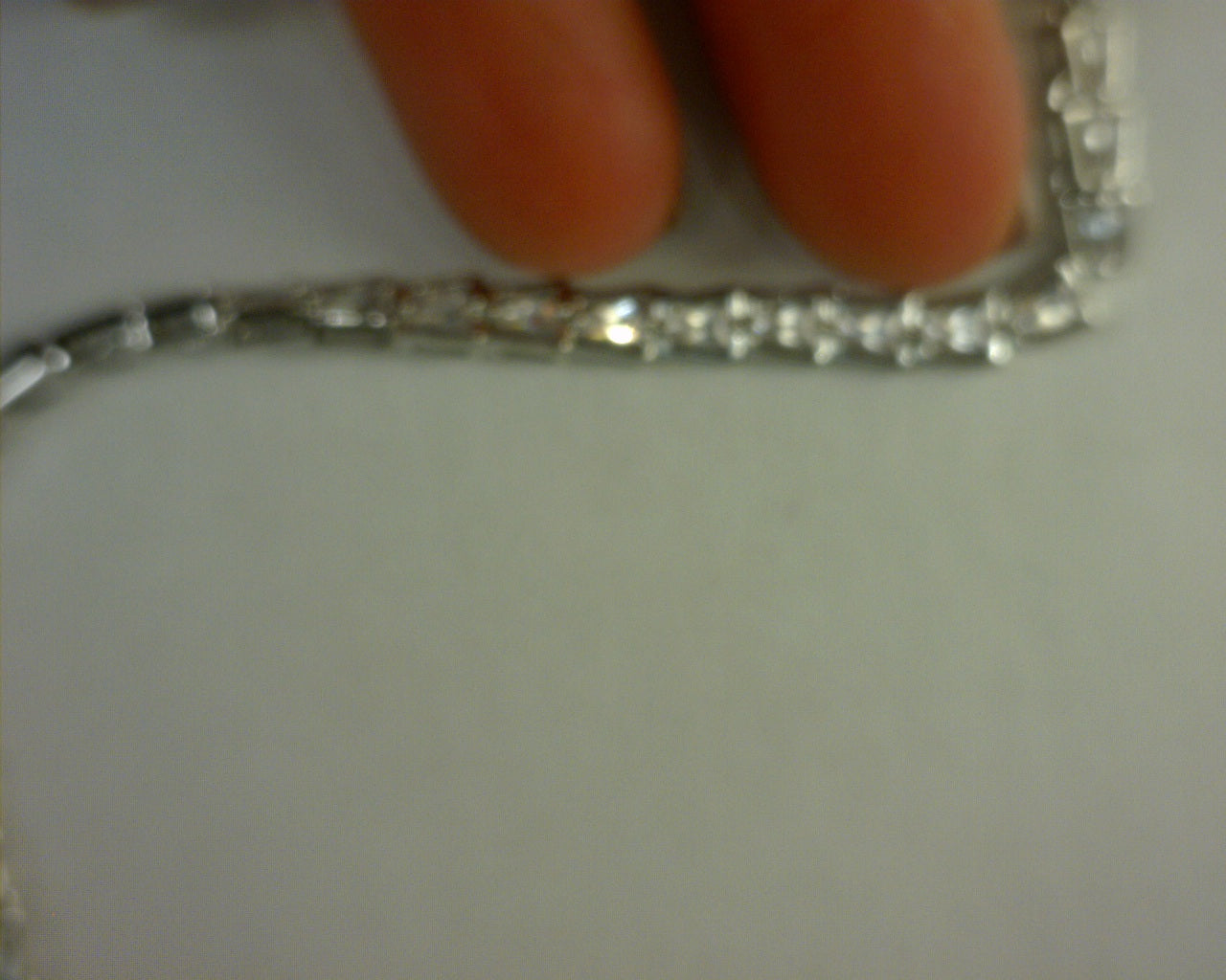 bella tennis necklace rhodium plate white cz