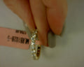 LAB grown 1.85ctw eternity band 14k yellow gold sz. 7.5