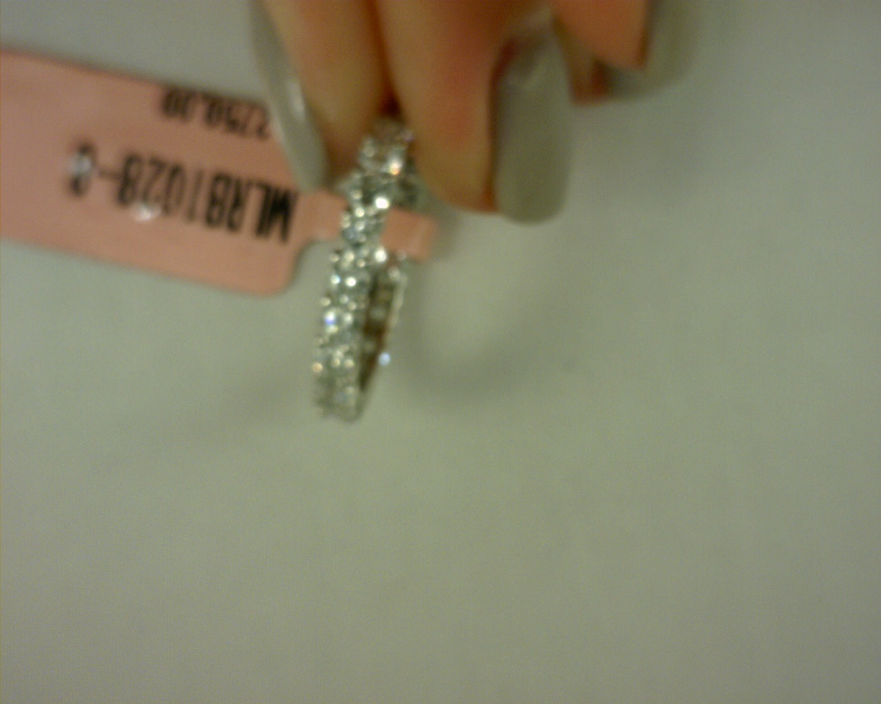 LAB diamond eternity band 1.85ctw 14k white gold sz. 7