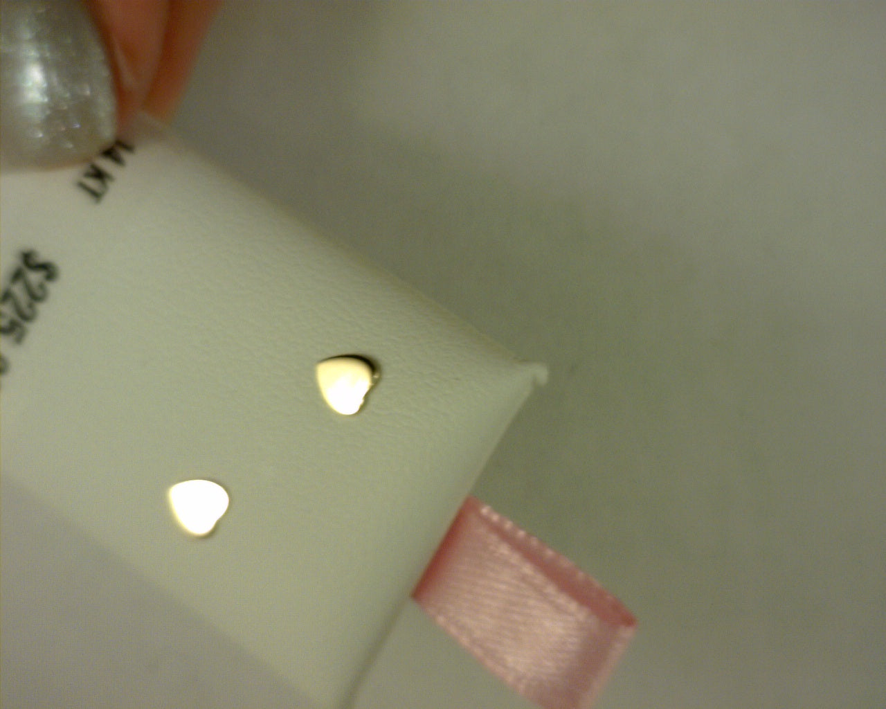 14k yellow gold hearts