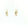 14K YELLOW GOLD HUGGIE CONTEMPORARY