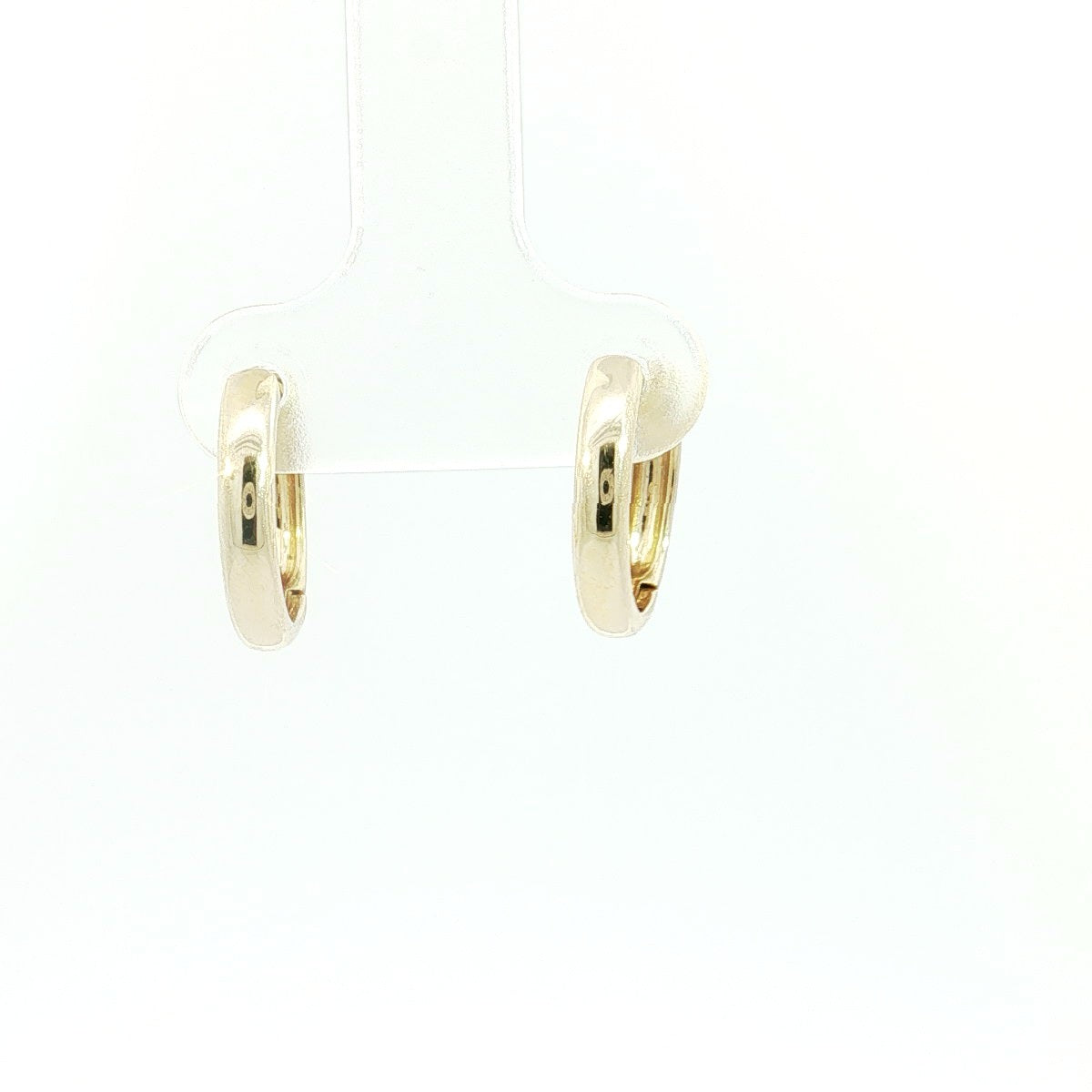 14K YELLOW GOLD HUGGIE CONTEMPORARY