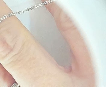 20inch 14kt white gold 3.7grams 1.5mm