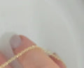 20 inch 14kt yellow gold 3.7grams 1.5mm