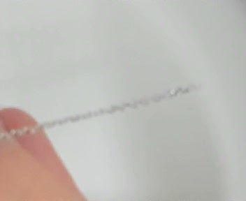 18inch 14kt white gold 3.3grams 1.5mm