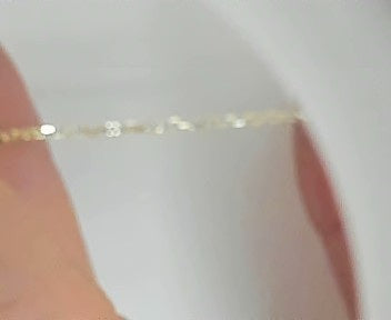 18inch 14kt yellow gold 3.3grams 1.5mm