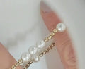 HOPE UNWRITTEN 6MM BEAD BRACELET PEARL