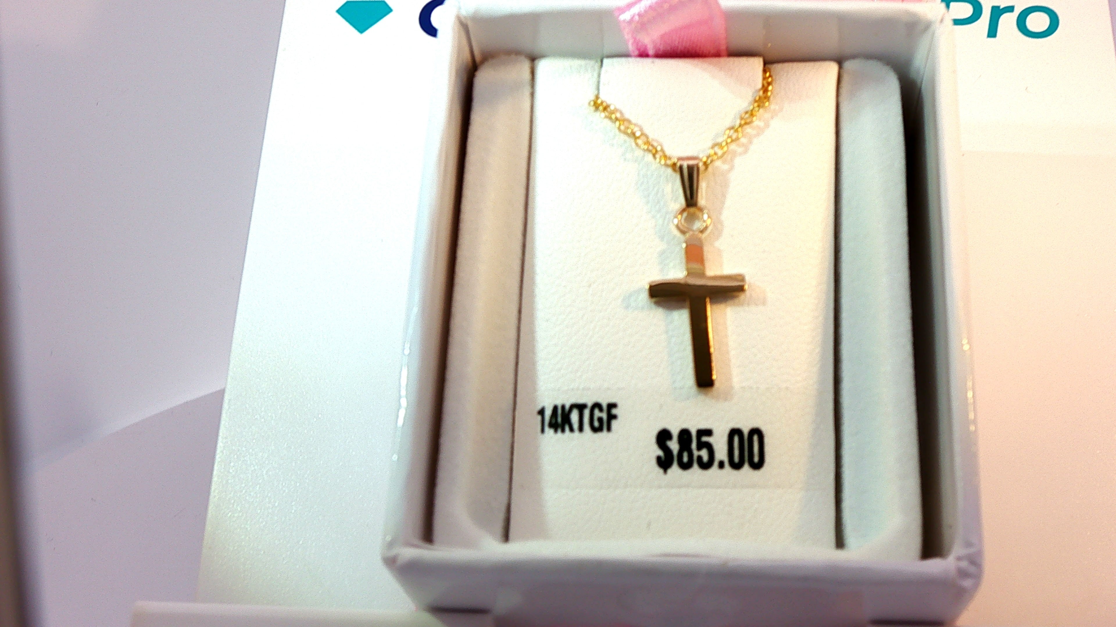 14kt  gold filled cross