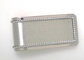 Sterling Silver Money Clip with Twisted Rope Trim