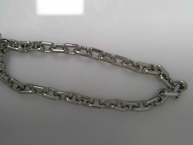 SS Faceted Chain Bracelet 8"