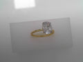 SS 2.0 cttw Oval Solitaire Ring Size 6