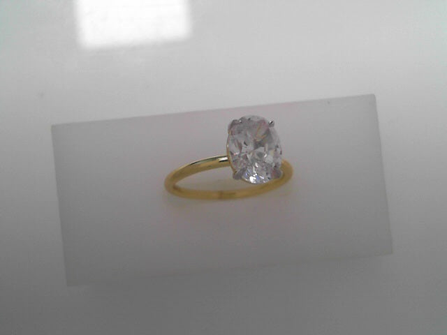 SS 2.0 cttw Oval Solitaire Ring Size 6