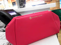 Large Cosmetic Bag Gold Hot Pink
