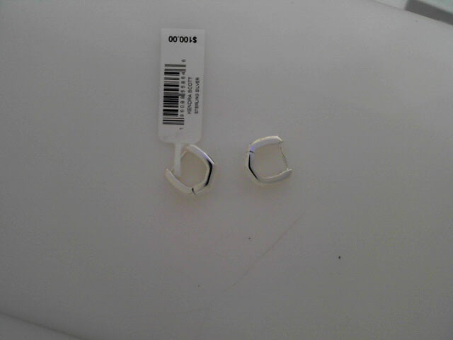 David Wide Huggie Earring Sterling