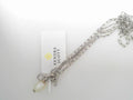 Kendra Scott Eve Chain Necklace Rhod White Pearl