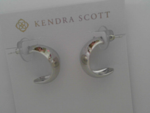 Krista Rhodium Hoop