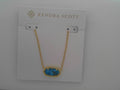 Elisa Necklace Gold Bronze VND Turquoise
