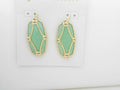 Elle Lattice drop earrings
